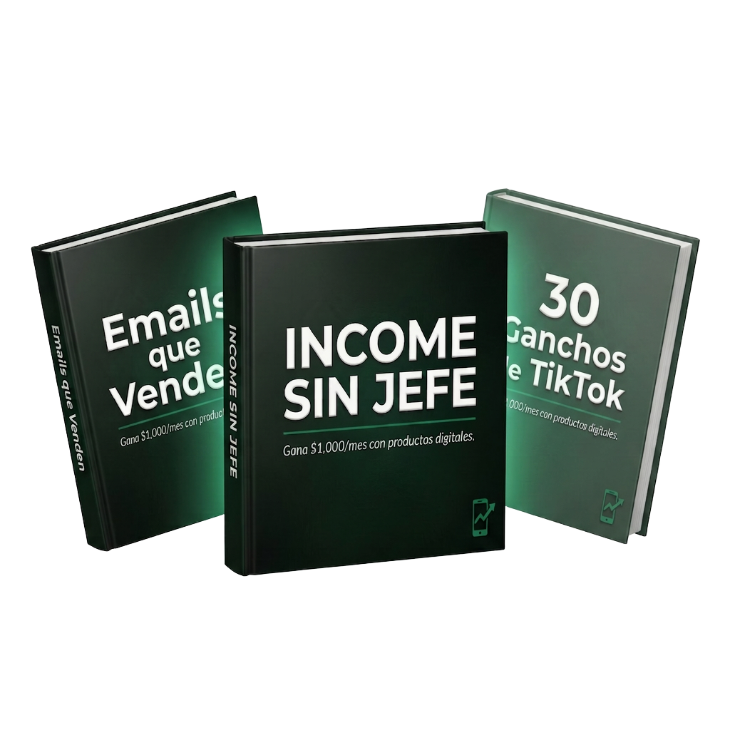 Sistema completo: Income sin jefe + Emails que Venden + 30 Ganchos de TikTok